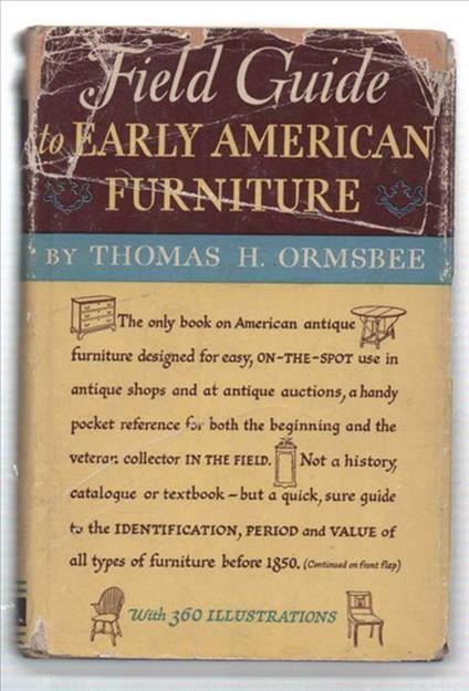 Field Guide To Early American Forniture - copertina