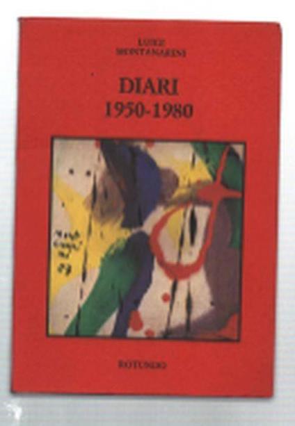 Diari 1950-1980 - Luigi Montanarini - copertina