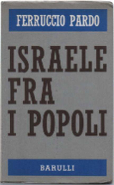 Israele Fra I Popoli - Ferruccio Pardo - copertina