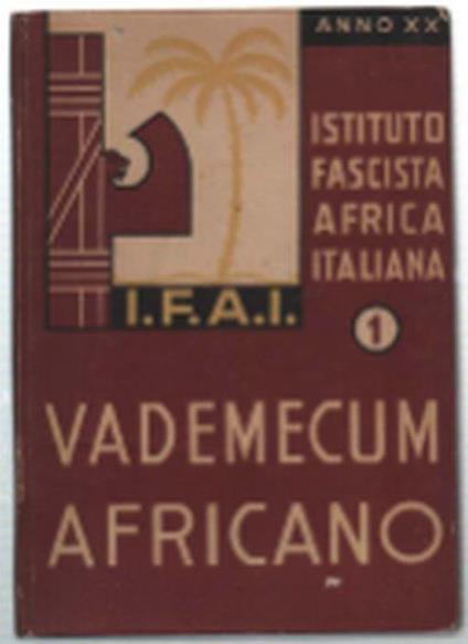 Vadevecum Africano. Volume I - copertina