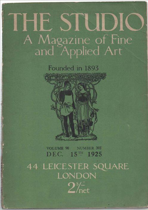 The Studio. A Magazine Of Fine And Applied Art. Founded In 1893. Volume 90 Nu.. - copertina