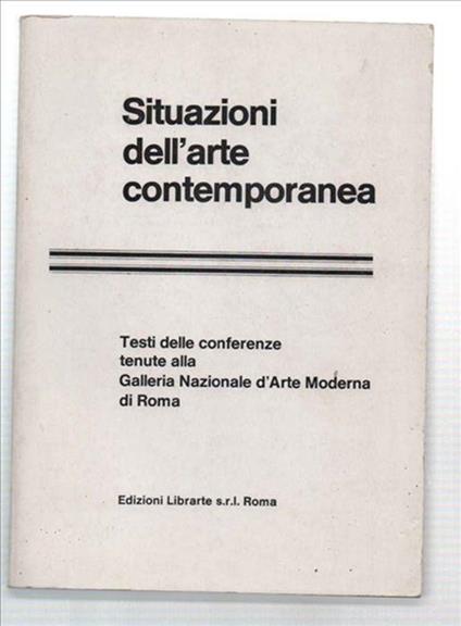 Situazione Dell'arte Contemporanea - copertina