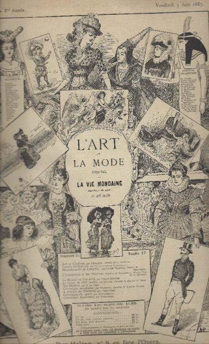 L' art Et La Mode. Journal De La Vie Mondaine. Rédacteur En Chef H. De Hem Vol.. - copertina