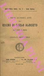 I primi quindici anni del regno di Carlo Alberto (dal 1831 al 1846)