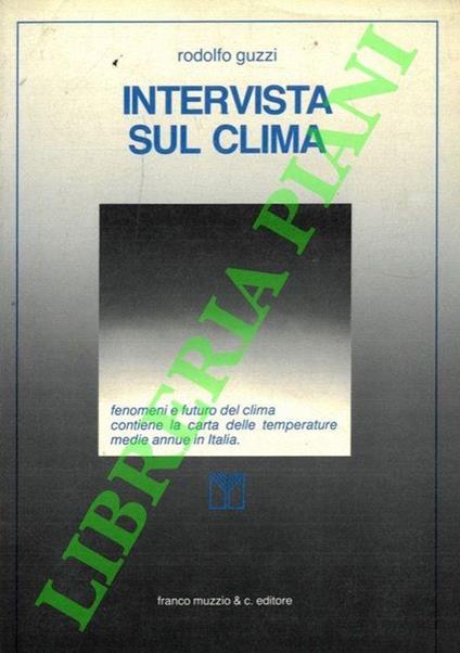 Intervista sul clima - Rodolfo Guzzi - copertina