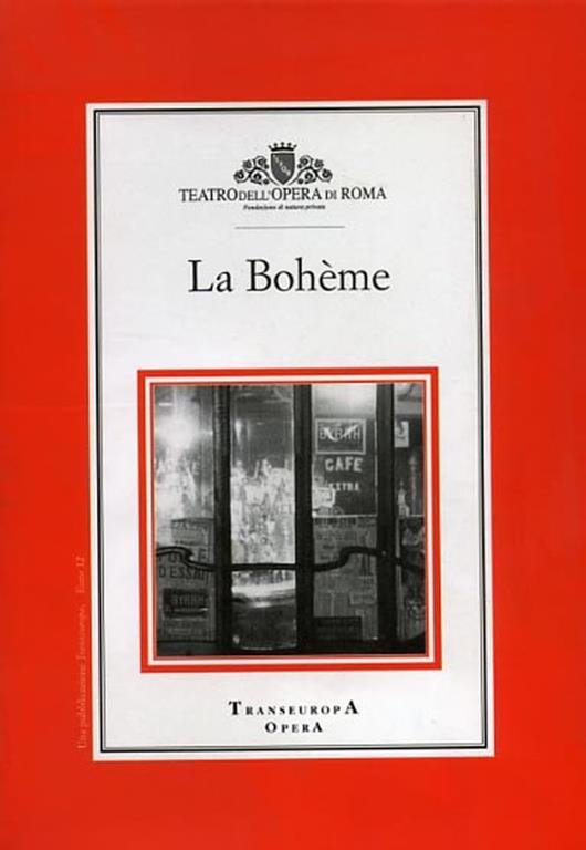 La Boheme - Giacomo Puccini - copertina