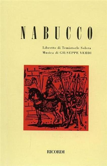 Nabucco - Temistocle Solera - copertina