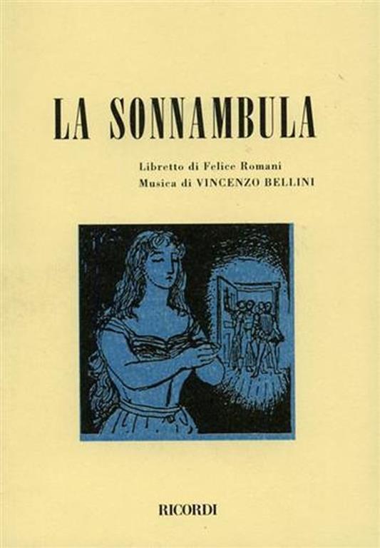 La sonnambula - Felice Romani - copertina
