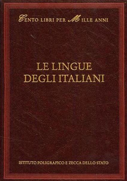 Le lingue degli italiani - copertina