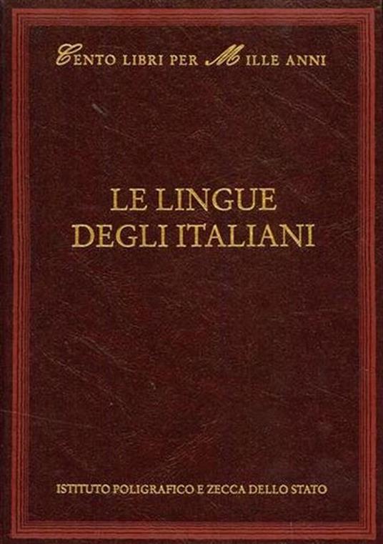 Le lingue degli italiani - copertina