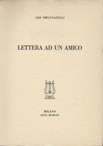 Lettera Ad Un Amico. (Oltre Il Muro Una Voce)