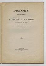 Discorsi recitati nella grande aula della R. Università di Bologna, inaugurando gli studi per l'anno scolastico 1876-77