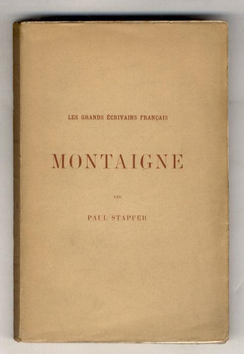 Montaigne - copertina