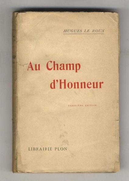 Au Champs d'Honneur. 13ème édition - copertina