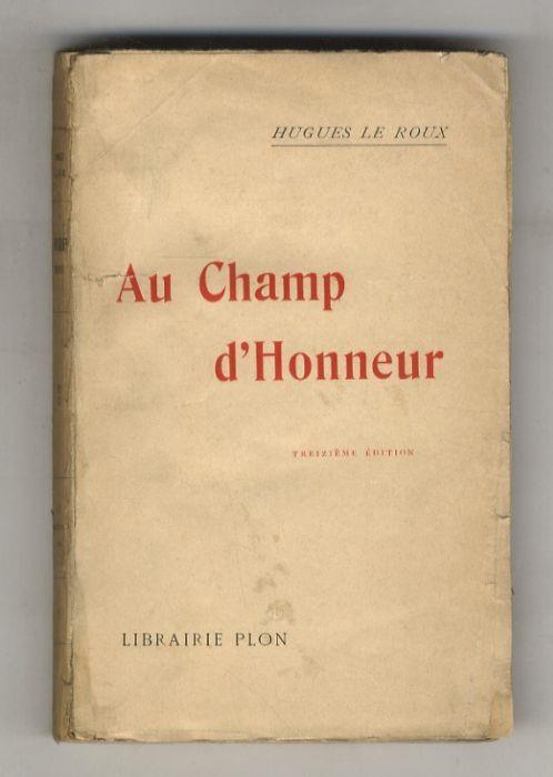 Au Champs d'Honneur. 13ème édition - copertina