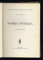 Storia d'Italia. Volume secondo