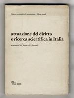 Attuazione del diritto e ricerca scientifica in Italia