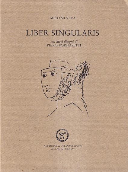 Liber Singularis - Miro Silvera - copertina