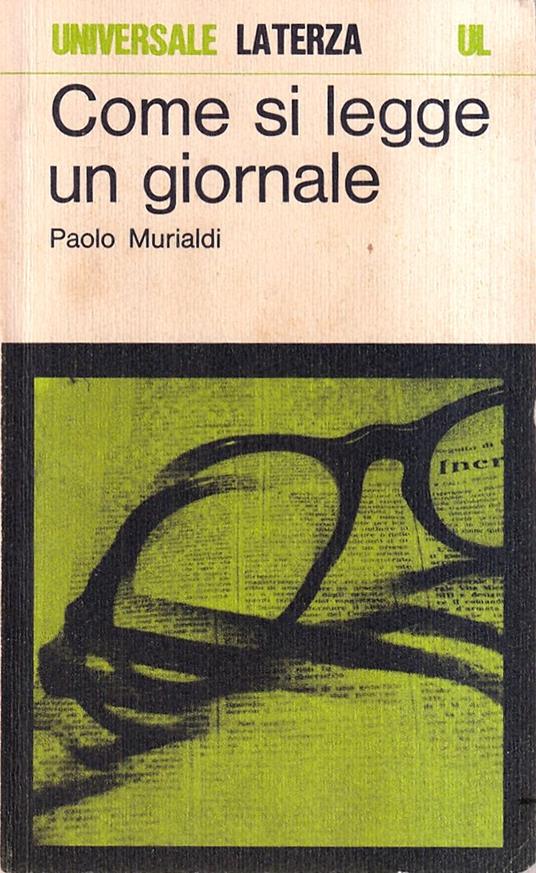 Come si Legge un Giornale - Paolo Murialdi - copertina