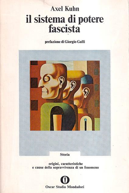 Il Sistema di Potere Fascista. Origini, Caratteristiche e Cause Della Sopravvivenza Di Un Fenomeno - Axel Kuhn - copertina