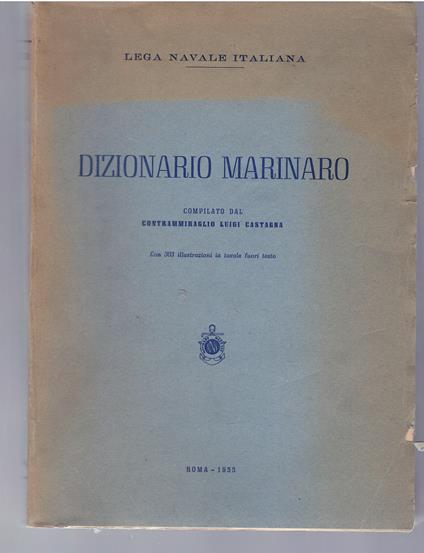 Dizionario Marinaro - Luigi Castagna - copertina