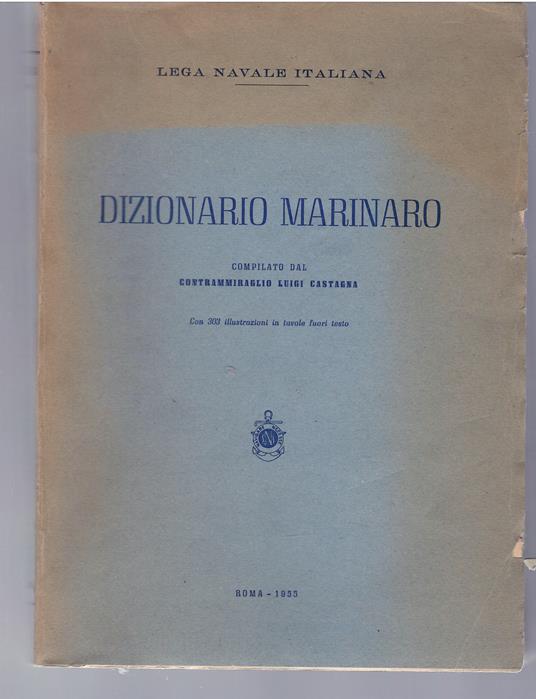 Dizionario Marinaro - Luigi Castagna - copertina