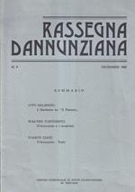 Rassegna Dannunziana, Anno IV, N. 8, Dicembre 1985