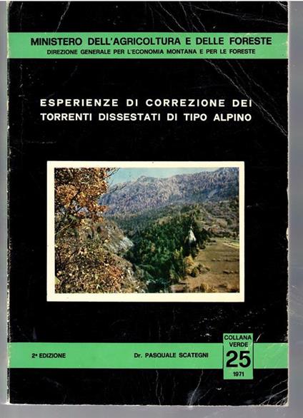 Esperienze Di Correzione Dei Torrenti Dissestati Di Tipo Alpino - copertina