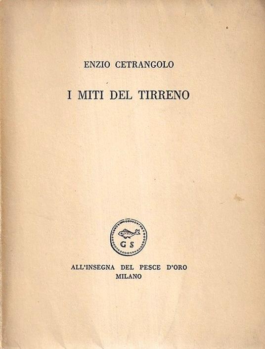 I Miti Del Tirreno - copertina