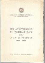 Xxx Anniversario di Fondazione Del Club di Perugia 1936-1966