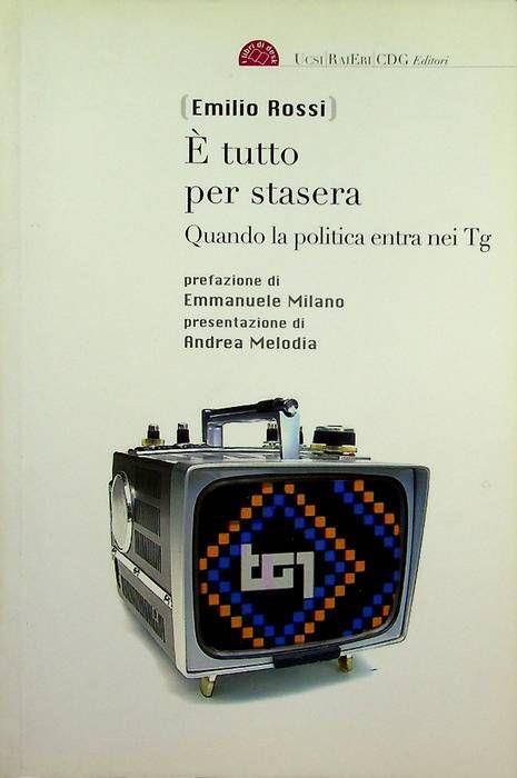 E’ tutto per stasera - Emilio Rossi - copertina