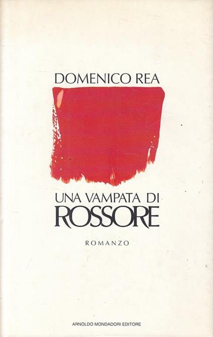 Una vampata di rossore - Domenico Rea - copertina