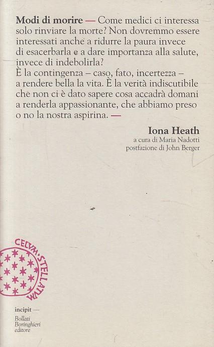 Modi di morire - Iona Heath - copertina