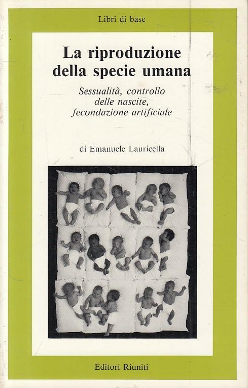 La riproduzione della specie umana - Emanuele Lauricella - copertina