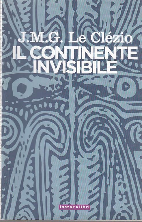 Il continente invisibile - Jean-Marie Le Clézio - copertina