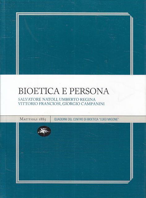 Bioetica e persona - copertina