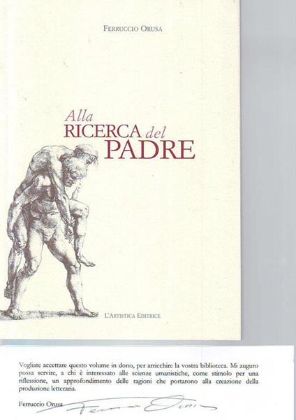 Alla ricerca del padre - Ferruccio Orusa - copertina