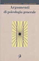 Argomenti di psicologia generale