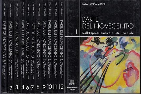 L' arte Del Novecento 1/12 (-5) - Lara Vinca Masini - copertina