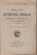 Nozioni Saggi Letteratura Generale