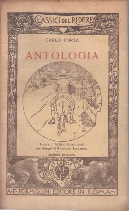 Antologia - Carlo Porta - copertina