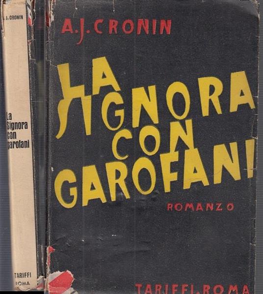 La Signora Con Garofani - A. Joseph Cronin - copertina