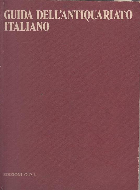 Guida Dell'antiquariato Italiano - copertina