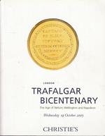 London Trafalgar Bicentenary Catalogo Asta