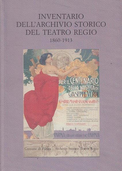 Inventario Archivio Storico Teatro Regio - Valerio Cervetti - copertina