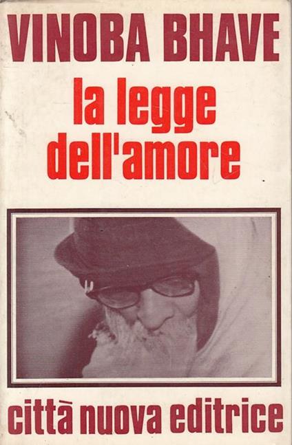 La Legge Dell'amore - Vinoba Bhave - copertina