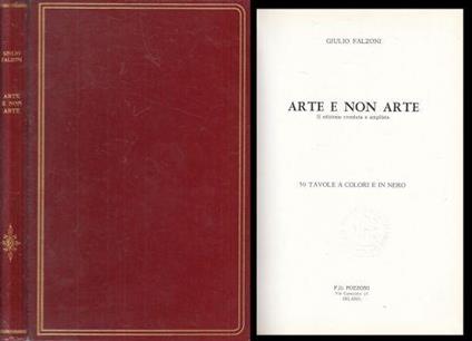 Arte E Non Arte - Giulio Falzoni - copertina