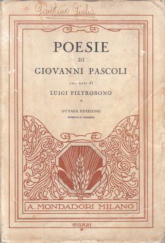 Poesie - Giovanni Pascoli - copertina