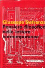 Pensiero Filosofico Lettere Contempoeanee -