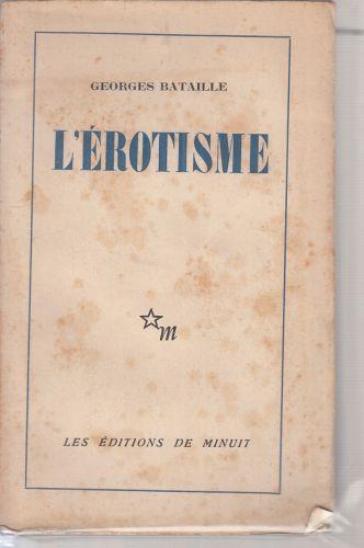 L' Erotisme - Georges Bataille - copertina